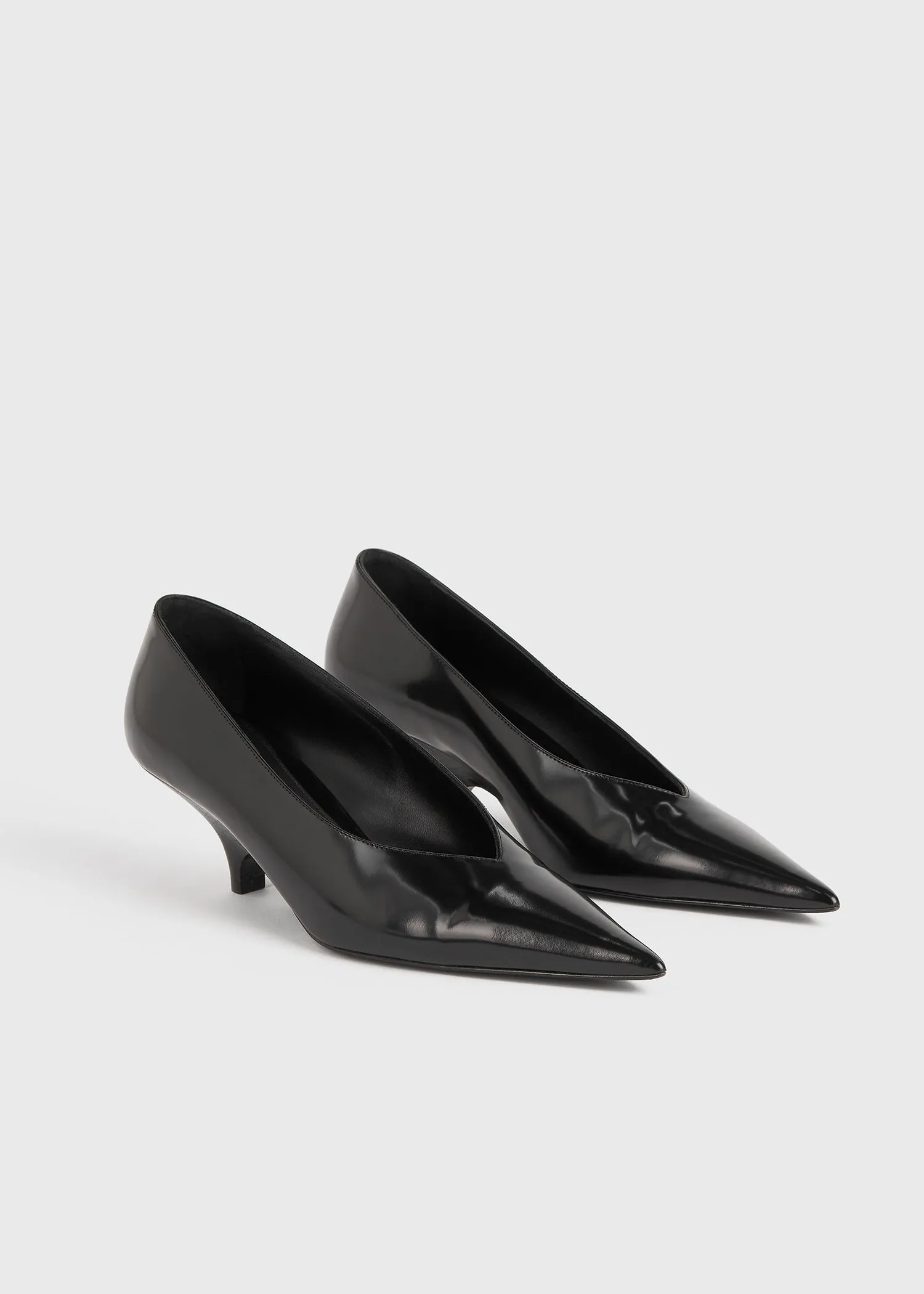 The Wedge-Heel Pump black