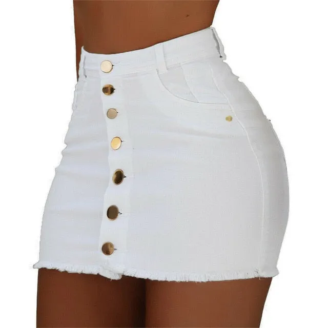 Trendy Summer Denim Mini Skirt