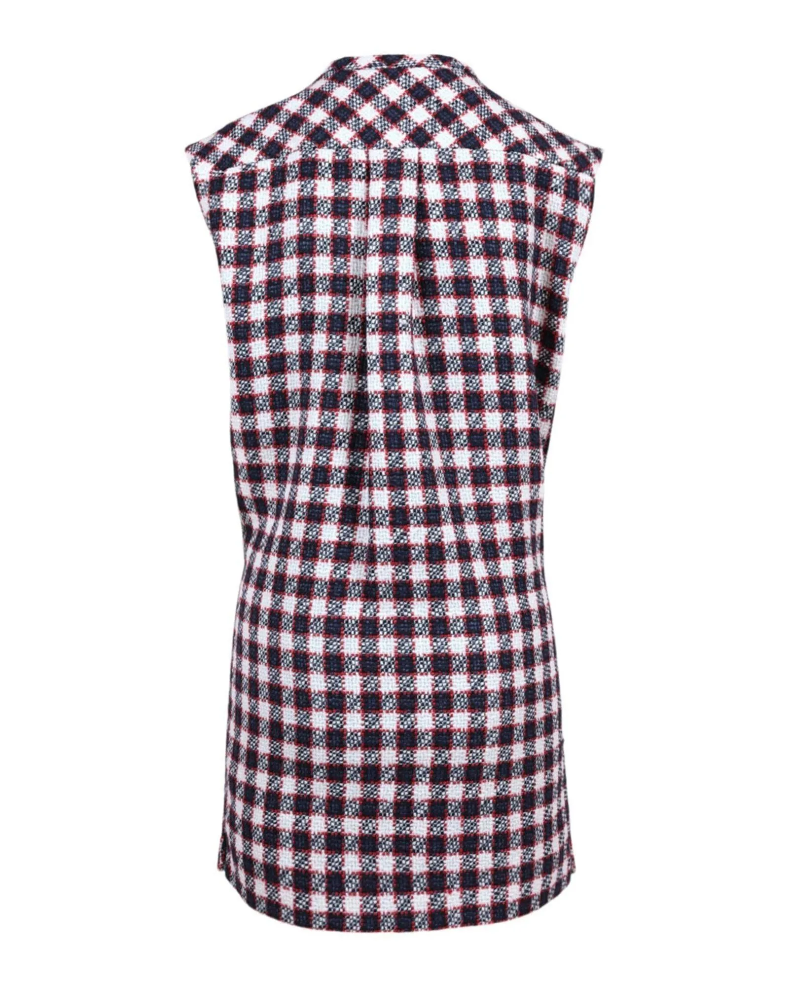 Tweed Check Tunic Dress