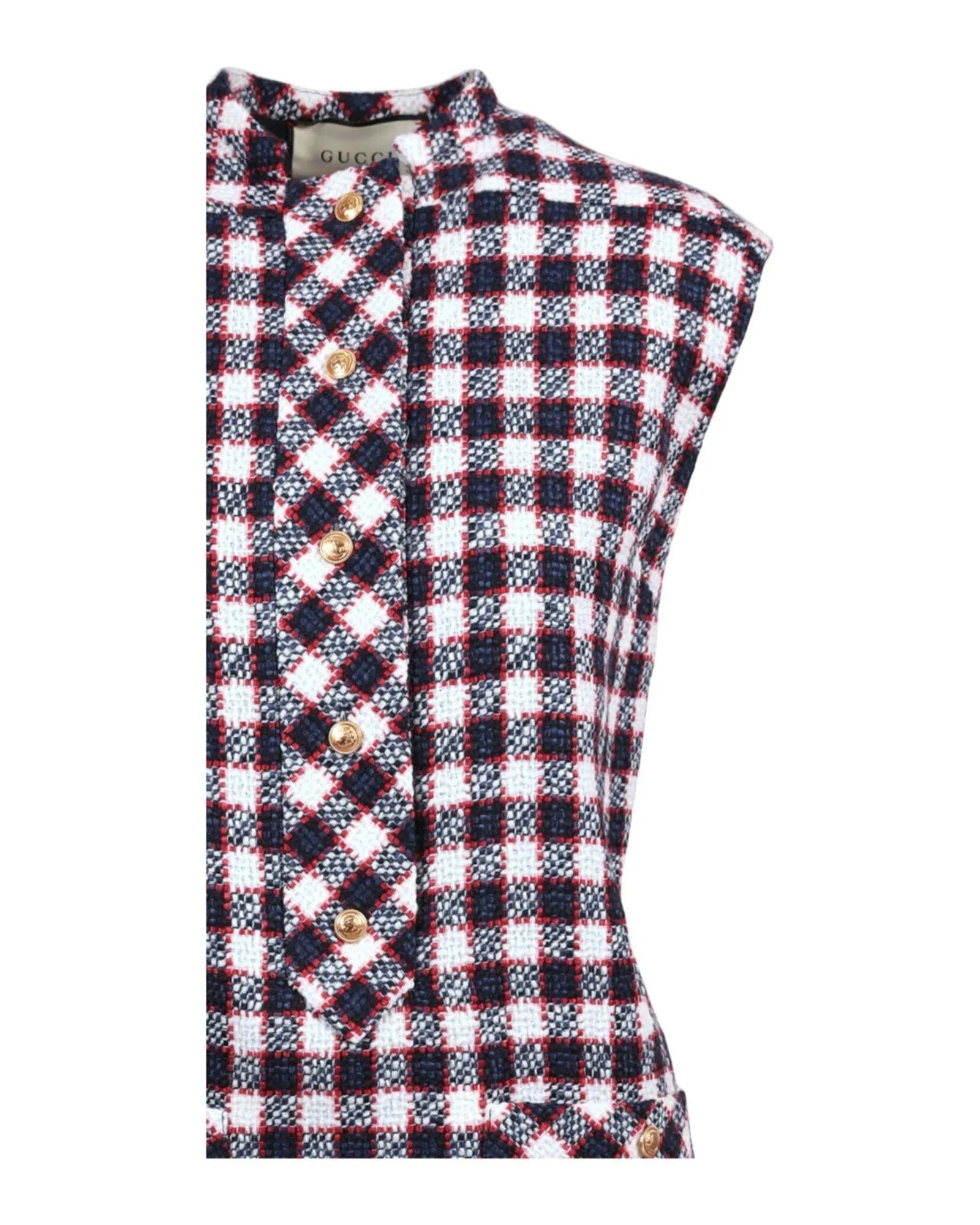 Tweed Check Tunic Dress