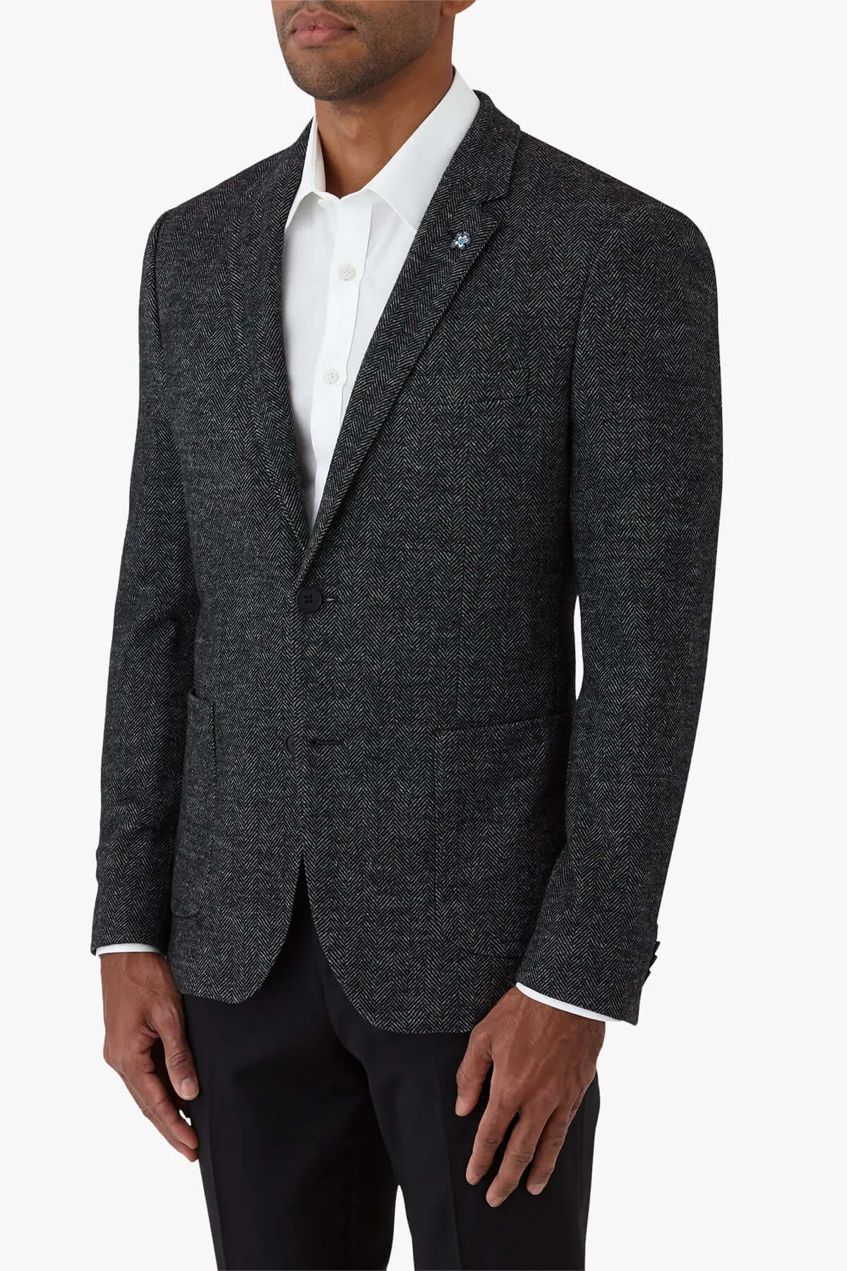 Uberstone | Zeller Herringbone Look Sportcoat