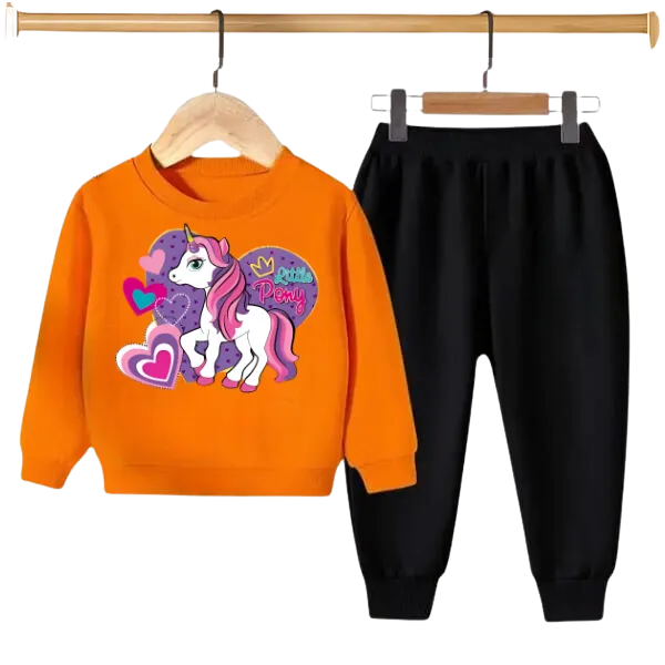 UNICORN PRINTED SWEATSHIRT SET