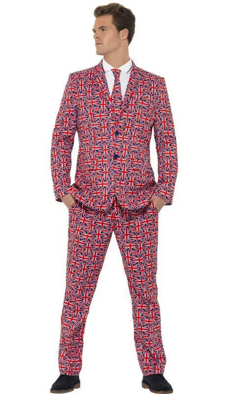 Union Jack Mens Stand Out Suit