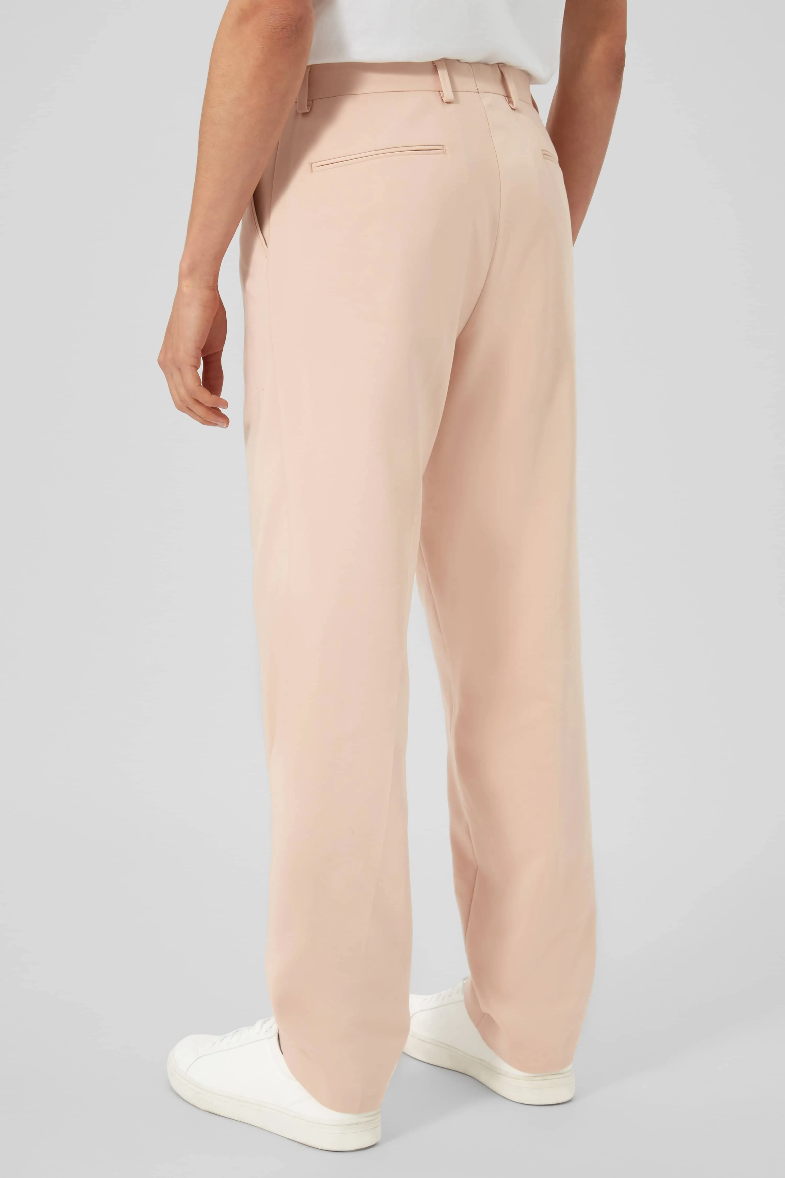 Valle Oversized Pink Cotton Trousers - ARCHIVE