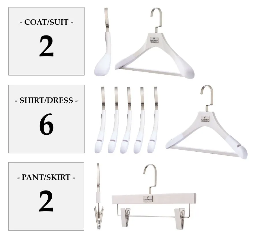 WASHED WHITE HANGER PACKAGES: POPULAR SELECTIONS