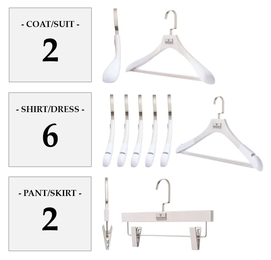 WASHED WHITE HANGER PACKAGES: POPULAR SELECTIONS