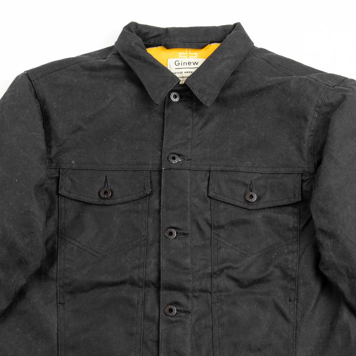 Wax Rider Coat - Black / Facing East