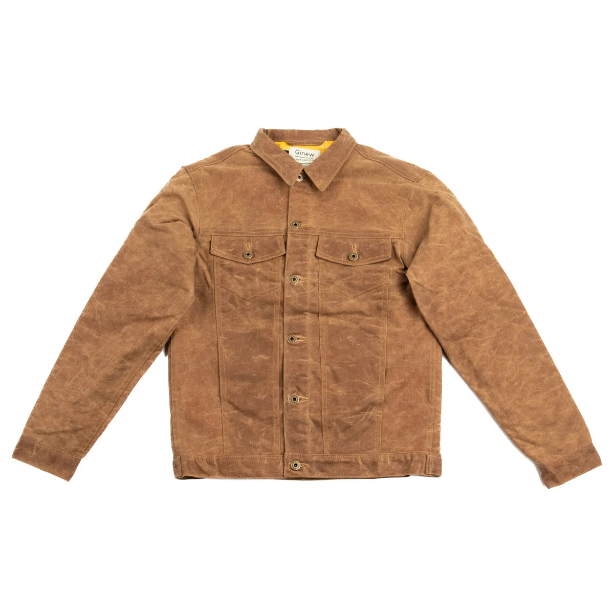 Wax Rider Coat - Brown / Facing East