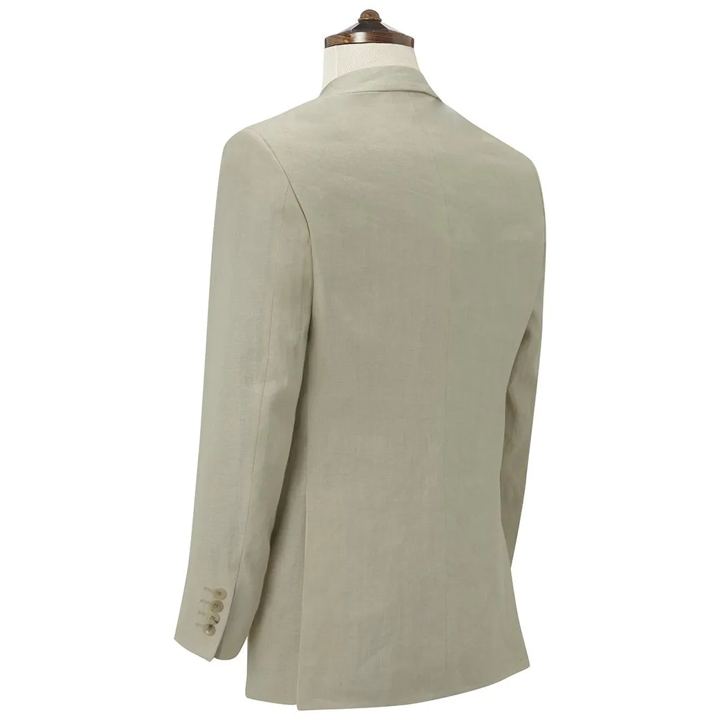 William Beige Linen Jacket