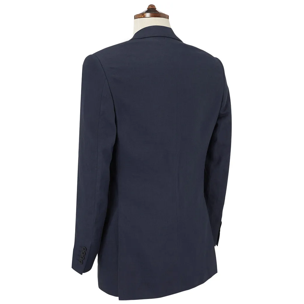 William Light Navy Linen Jacket