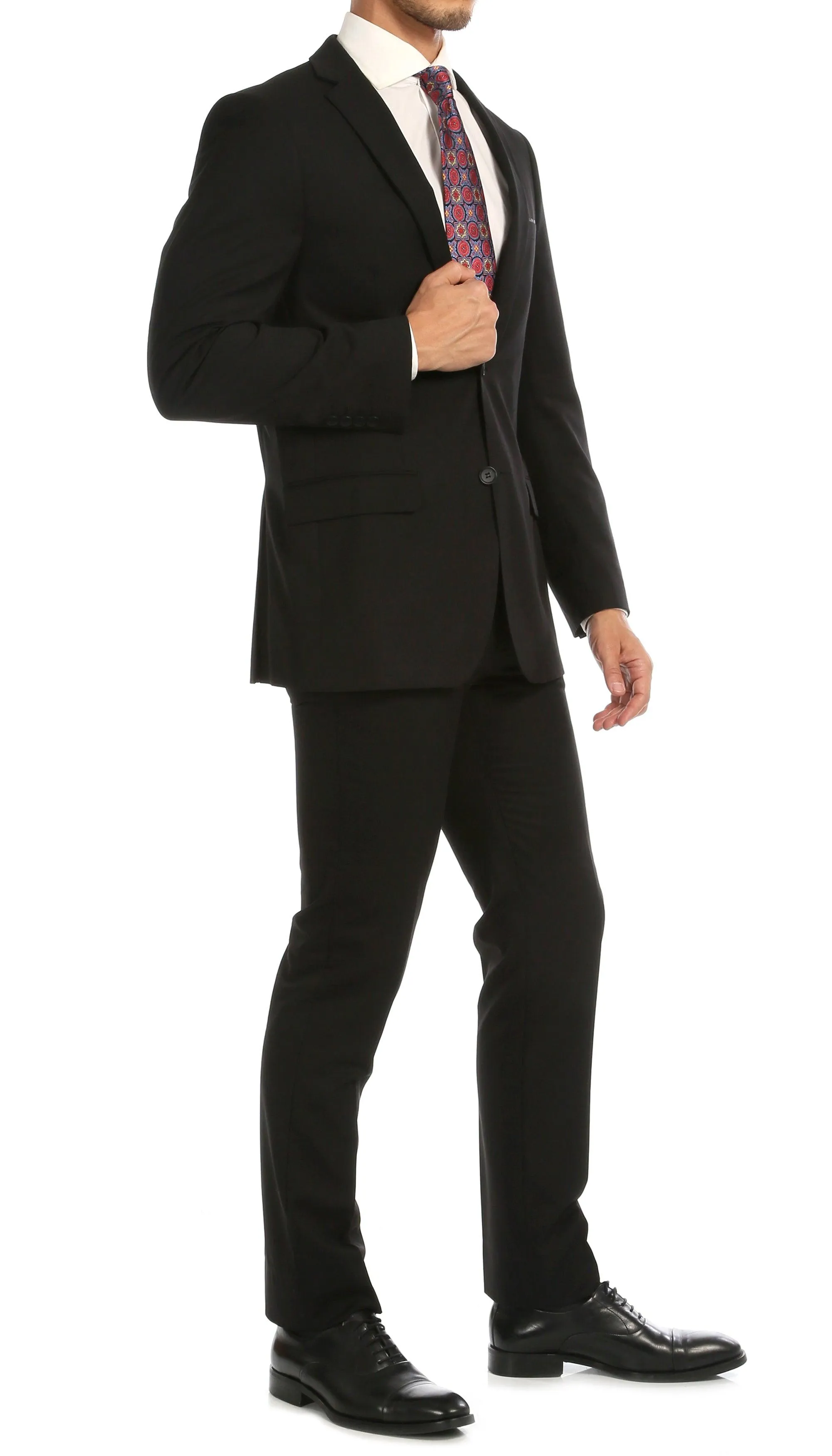 Windsor Black Slim Fit 2pc Suit