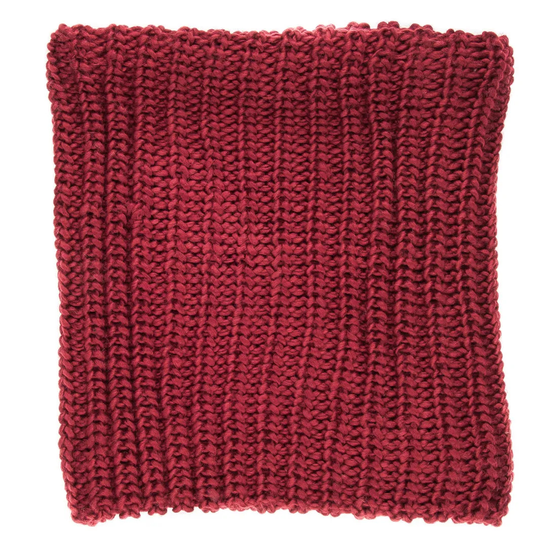 Women's Fleece-Lined Urban Snood Scarf - Burgundy