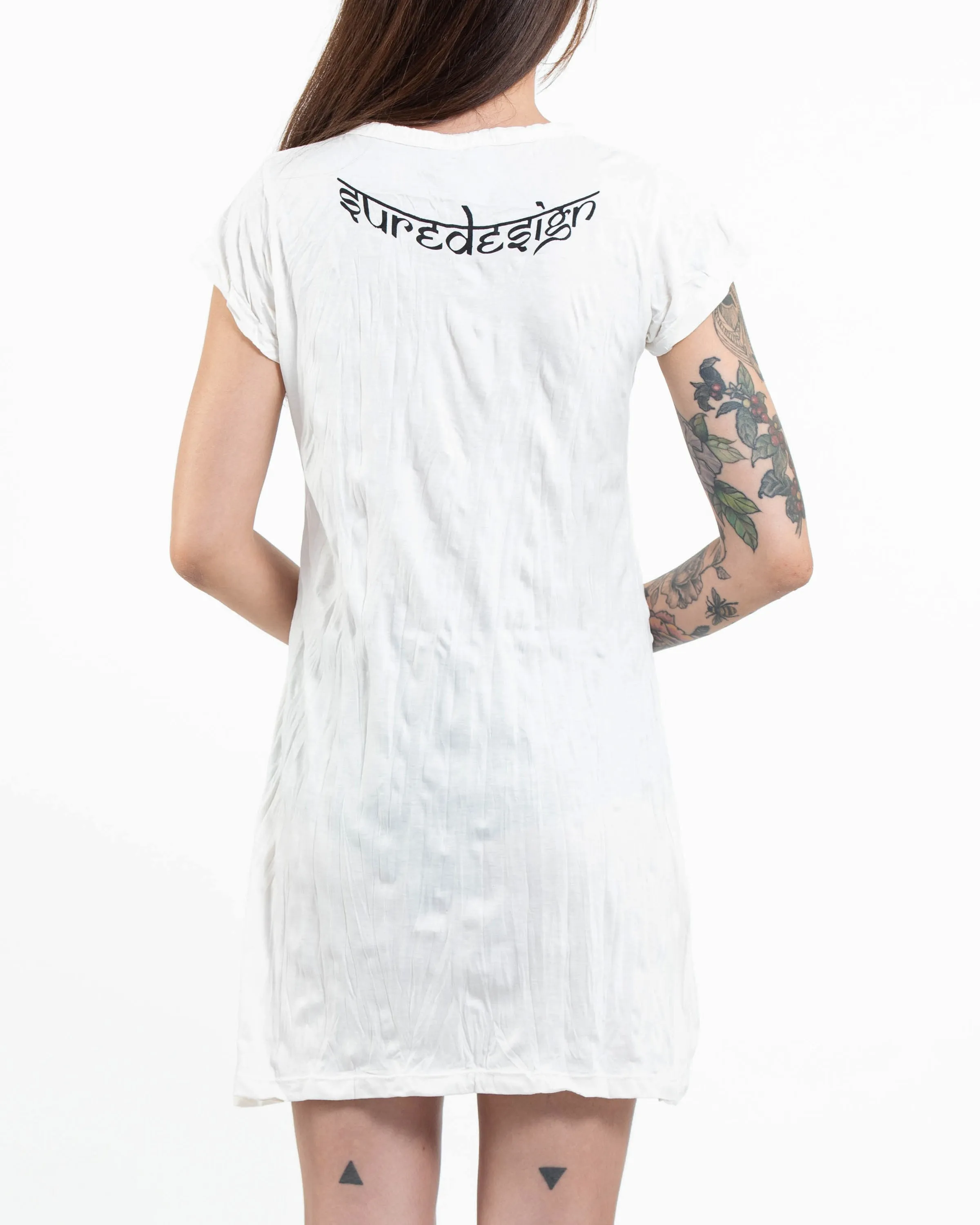 Womens Garuda Dress in White