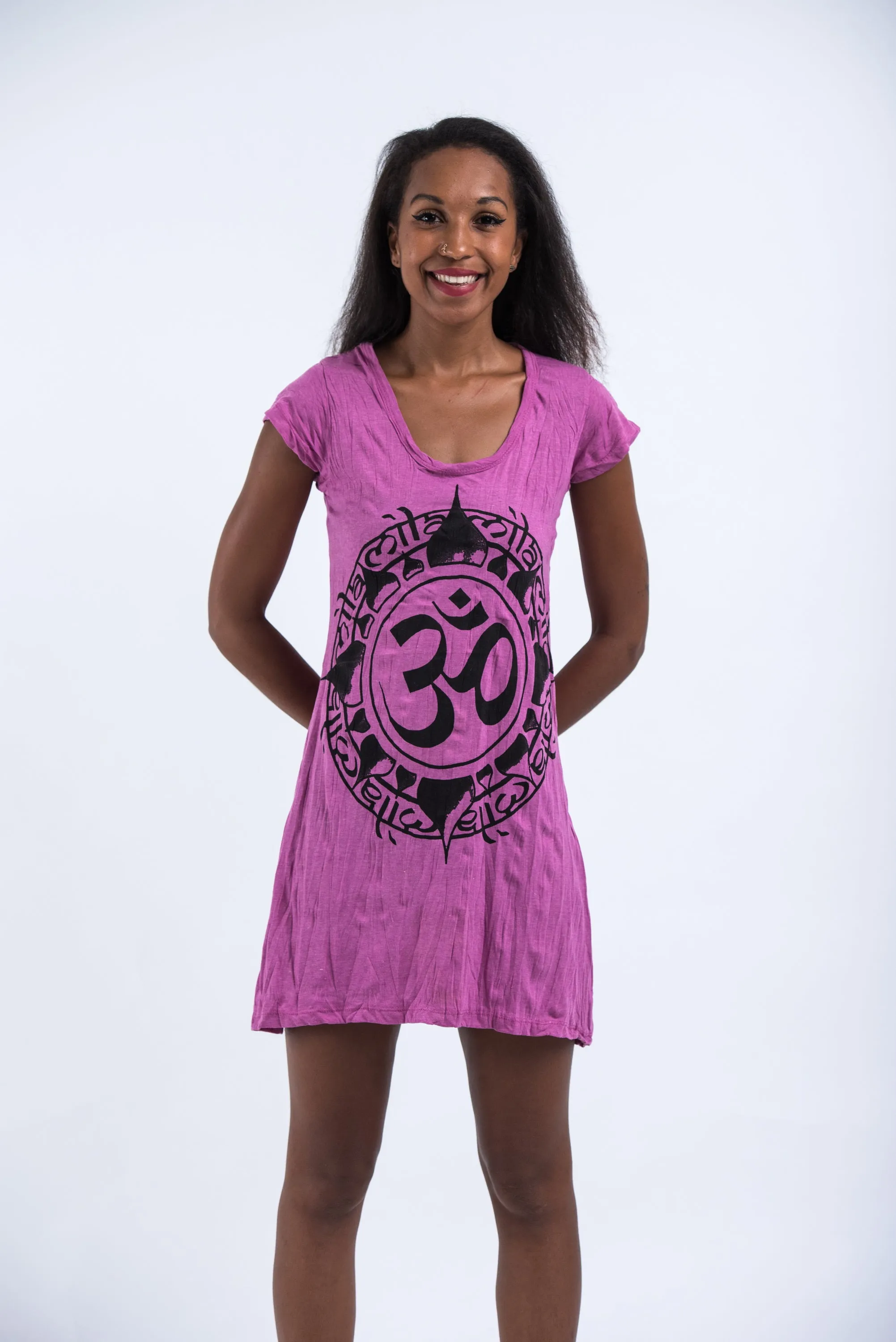 Womens Infinitee Om Dress in Pink