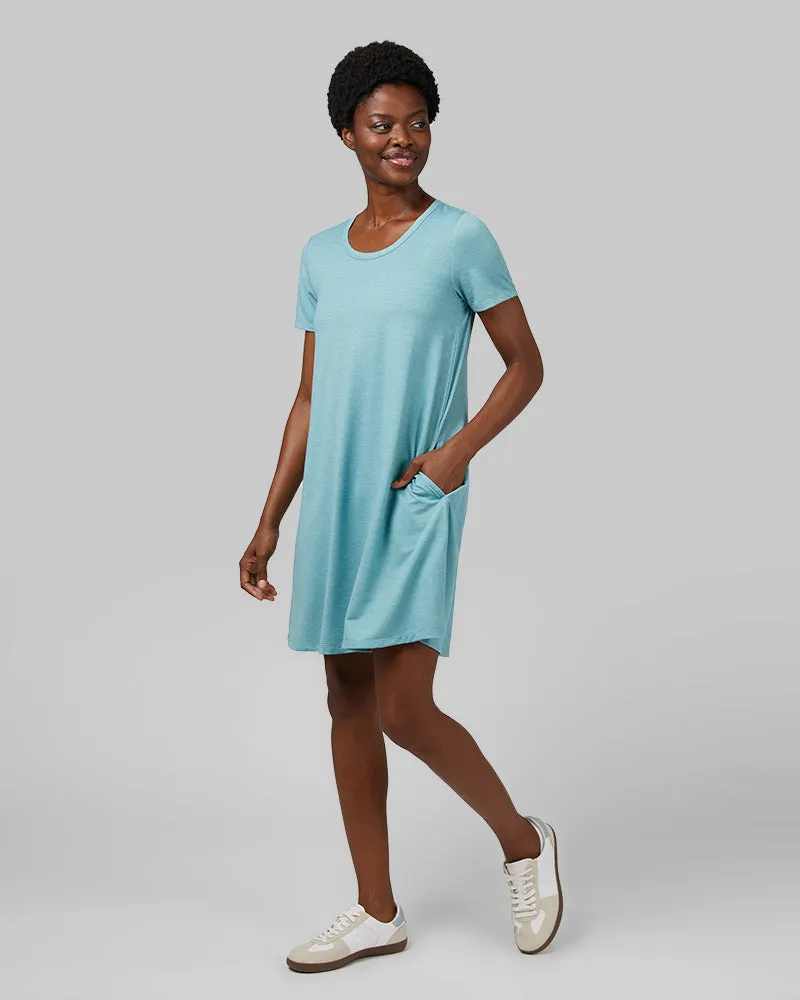 WOMEN'S SOFT KNIT POCKET DRESS