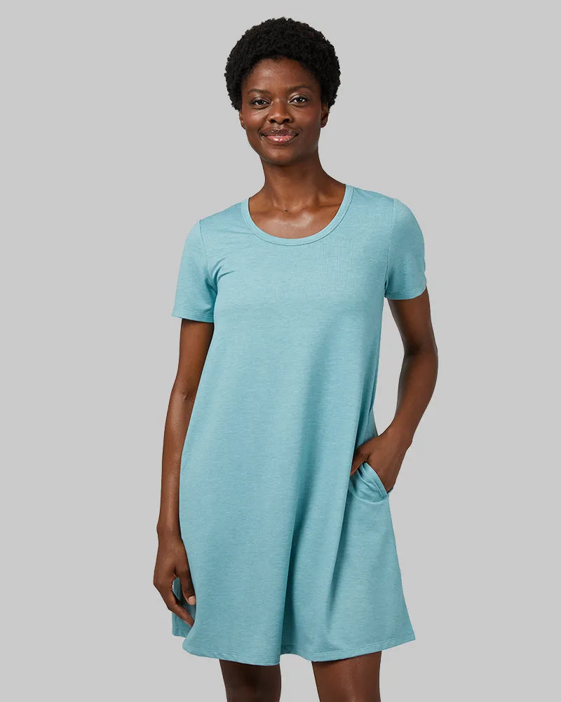 WOMEN'S SOFT KNIT POCKET DRESS