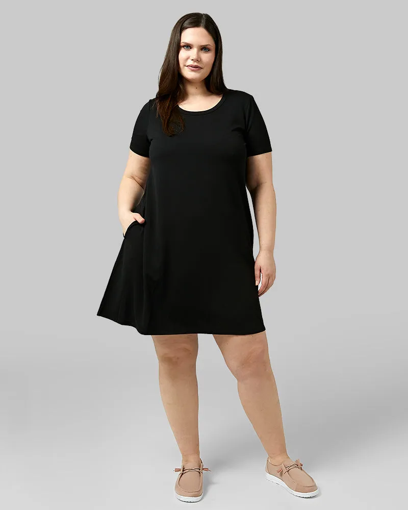 WOMEN'S SOFT KNIT POCKET DRESS