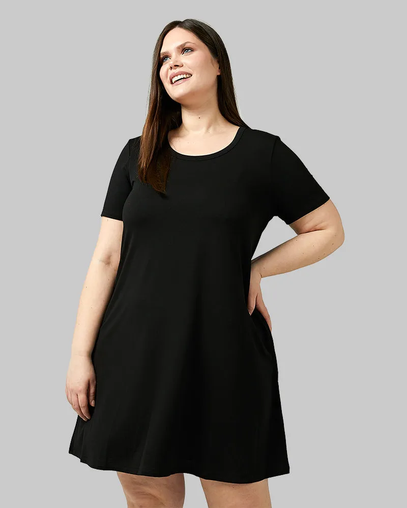 WOMEN'S SOFT KNIT POCKET DRESS