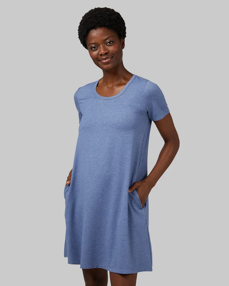 WOMEN'S SOFT KNIT POCKET DRESS