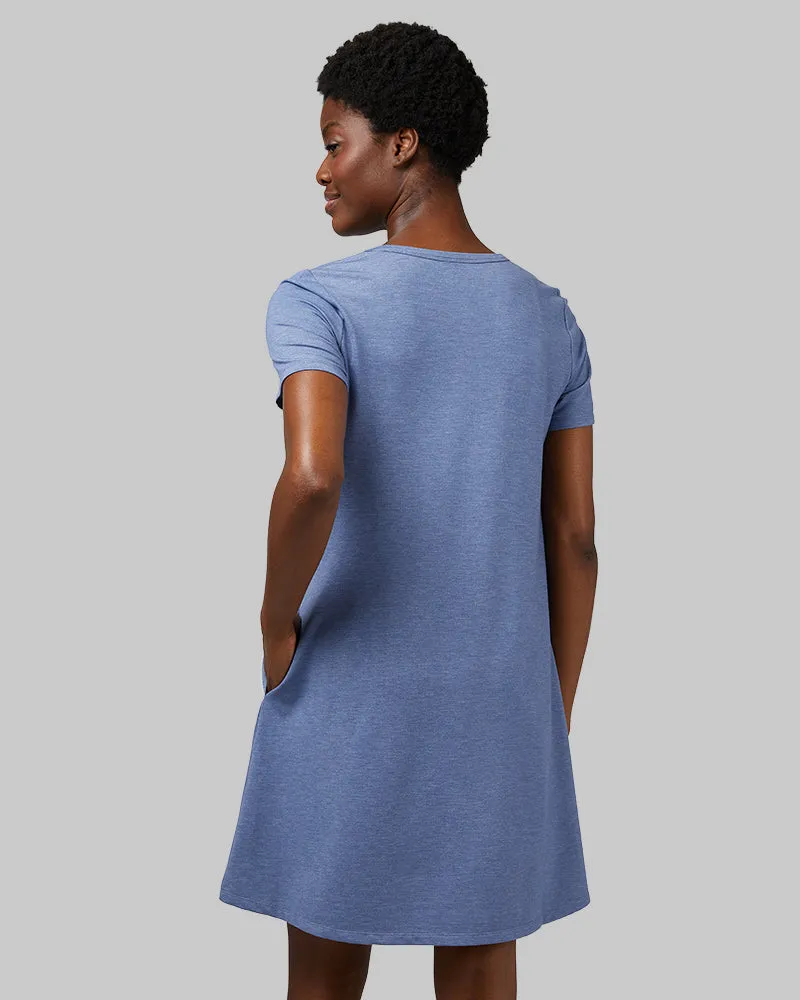 WOMEN'S SOFT KNIT POCKET DRESS