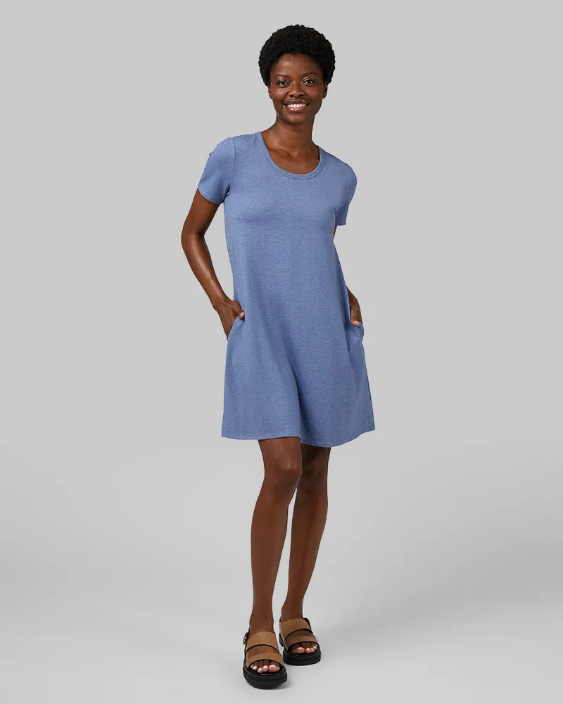 WOMEN'S SOFT KNIT POCKET DRESS