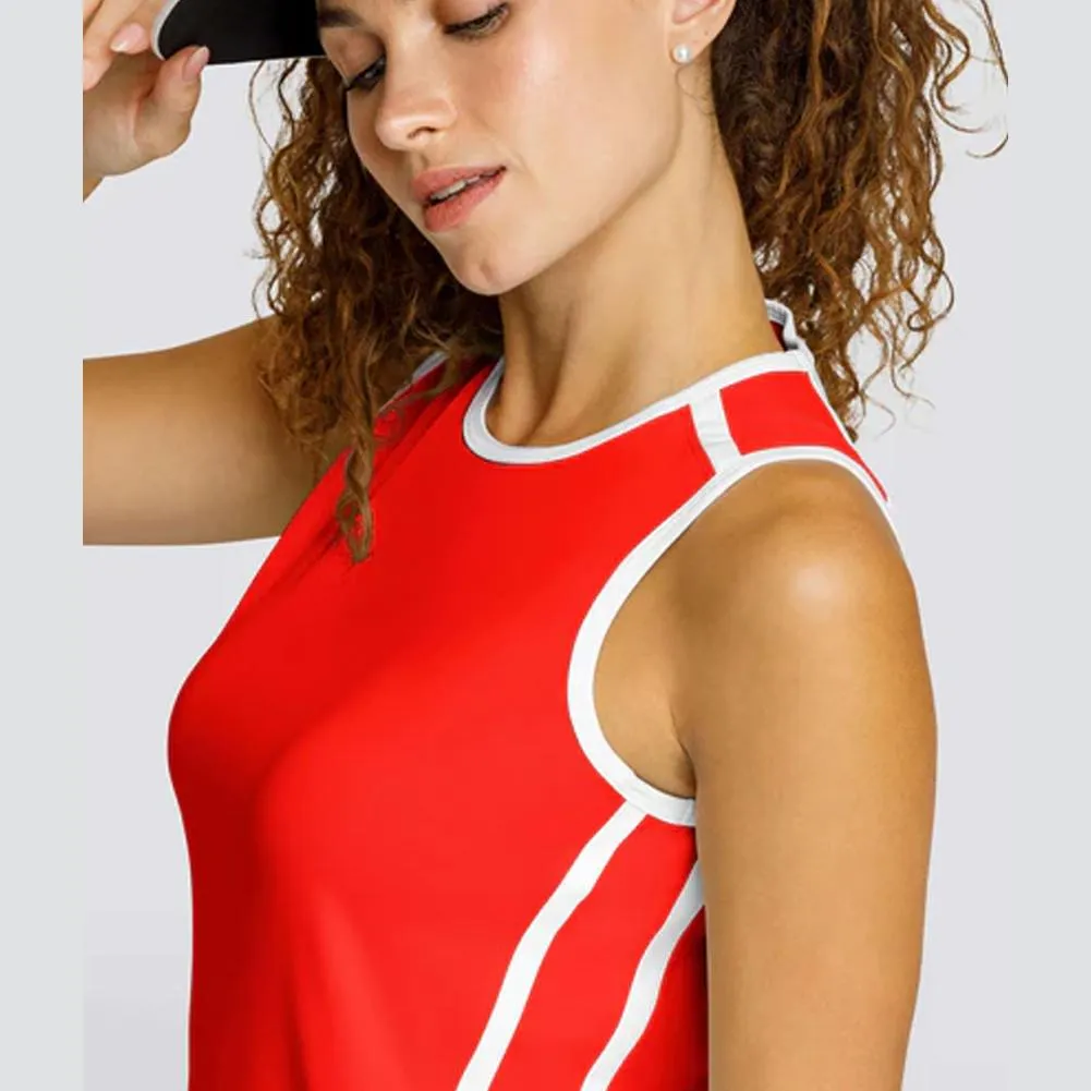 Womens Stance Sleeveless Pickleball Top Flamenco