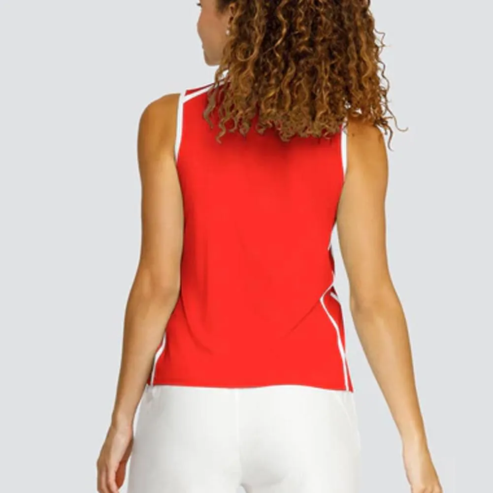 Womens Stance Sleeveless Pickleball Top Flamenco