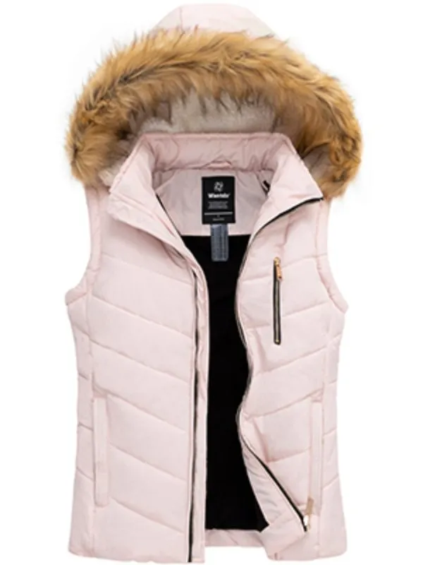 Women's Thicken Vest Quilted Padding Puffer Vest