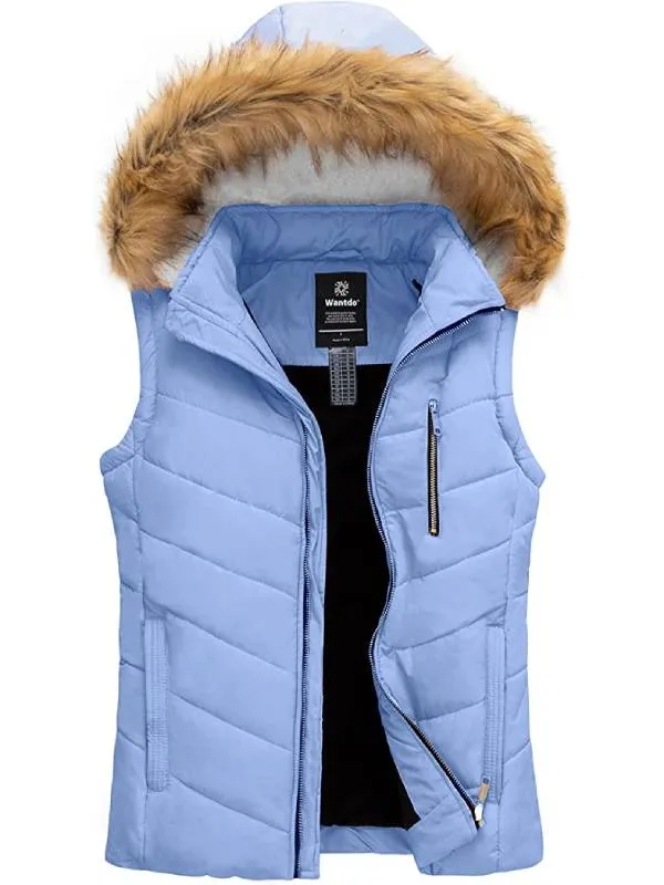 Women's Thicken Vest Quilted Padding Puffer Vest