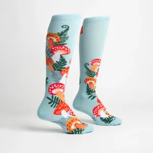 Wonderland Mushrooms Women's Knee High Sock